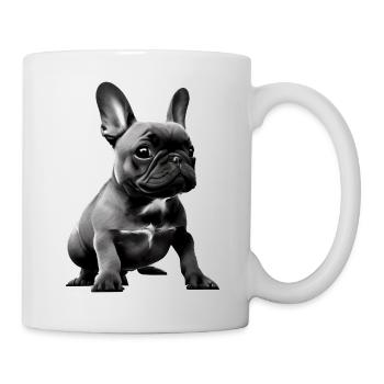 Chiens Chien bouledogue Français Chien Propriétaire - Mug blanc - blanc - Droite