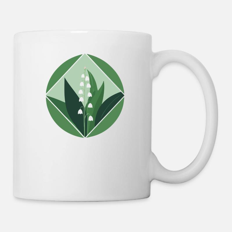 Maiglöckchen des 1. Mai - Tasse - Weiß
