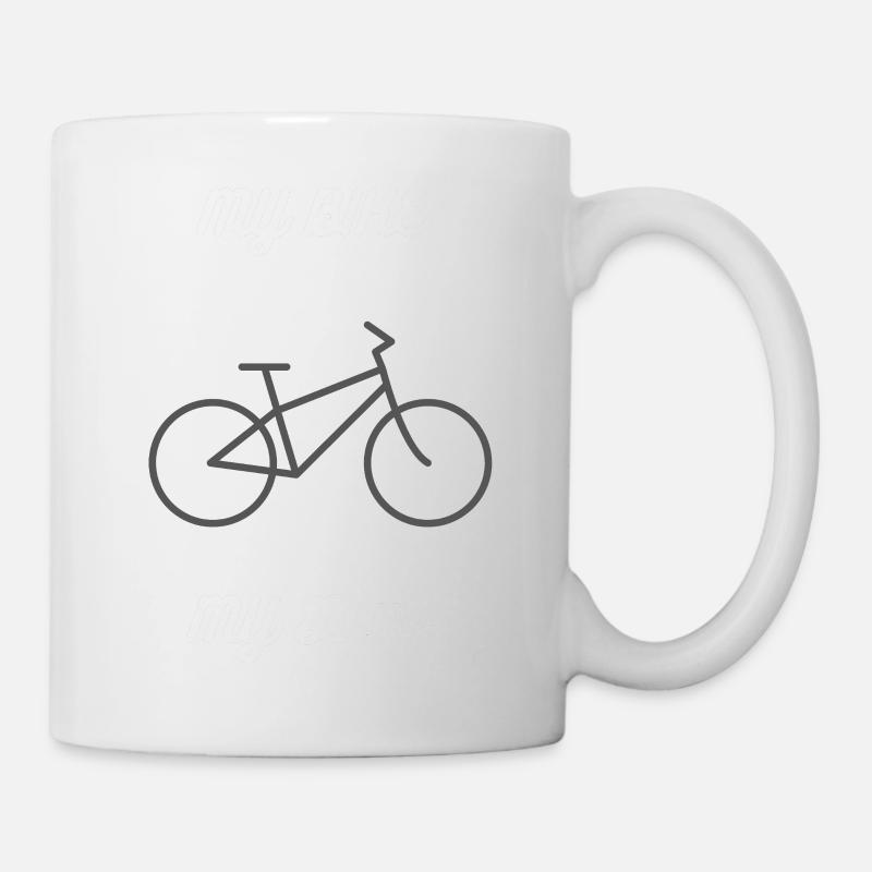 Fahrrad - Tasse - Weiß
