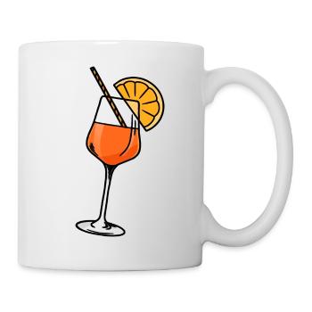 Apéritif Cocktail Aperoli Verre - Mug blanc - blanc - Droite