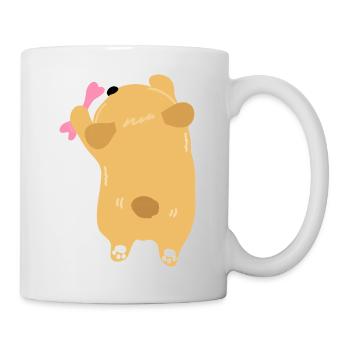 cute puppy - Mug - white - Right