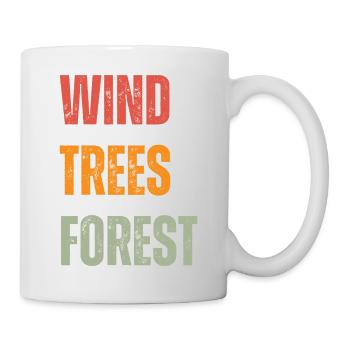 WTF - Forêt d’arbres éoliens - Mug blanc - blanc - Droite