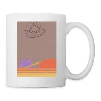 Retro Sunshine - Tasse - Weiß - Rechts