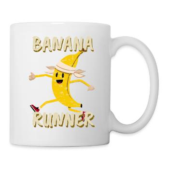 Banana Jogging Marathon Banana Runner - Mug blanc - blanc - Droite