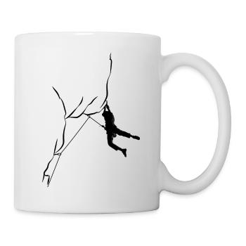Rochers d’escalade vintage - Mug blanc - blanc - Droite