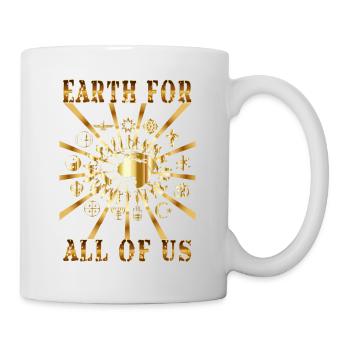 EARTH FOR ALL OF US - Mug - white - Right