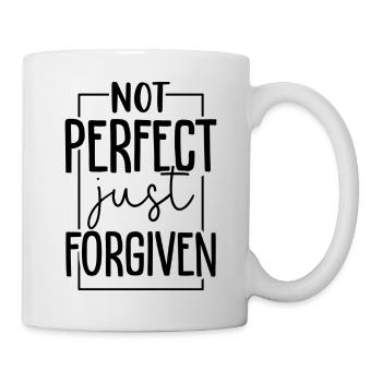 Not Perfect Just Forgiven - Mug - white - Right
