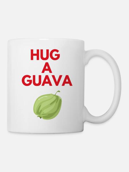 HUG A GUAVA - Mug - white