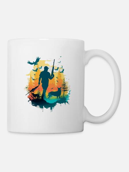Marcus der Jäger - Tasse - Weiß