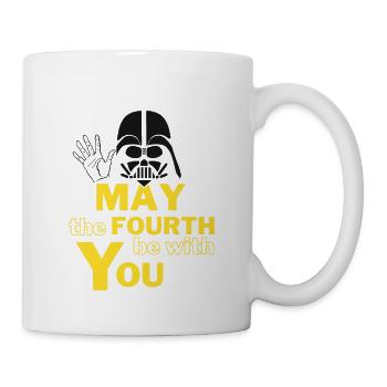 May the Fourth be with you - Tasse - Weiß - Rechts