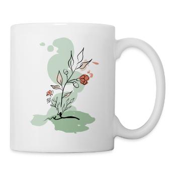 wild flower meadow - Mug - white - Right