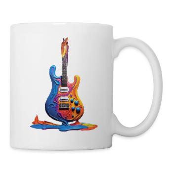 Cool guitar melts - Mug - white - Right