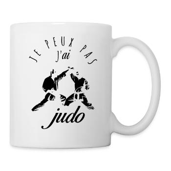 Je peux pas, j'ai Judo : la passion de la pratique - Mug blanc - blanc - Droite