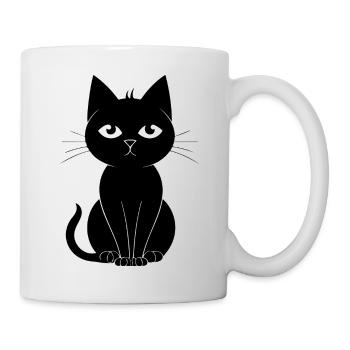 Chat chaton chaton dame - Mug blanc - blanc - Droite