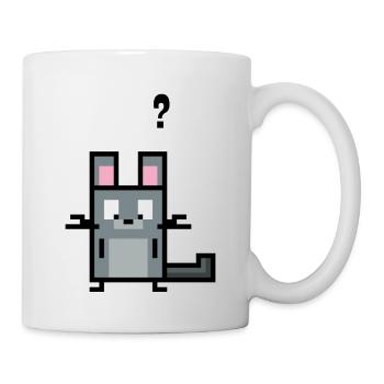 Chinchilla hat eine Frage - Tasse - Weiß - Rechts