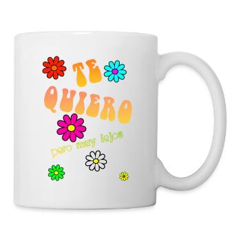 Ich liebe dich... fern - Tasse - Weiß - Rechts