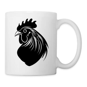 Chicken Chicken House Poultry Rooster Farm - Mug - white - Right