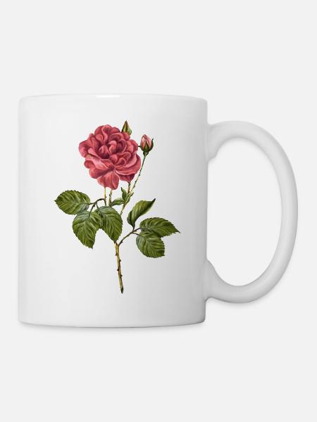 Fleur - Mug blanc - blanc