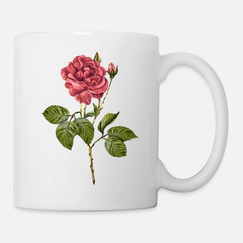 Fleur - Mug blanc - blanc