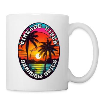 Vintage Vibes and Summer Skies - Mug - white - Right