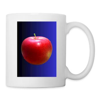 Apfel - Tasse - Weiß - Rechts