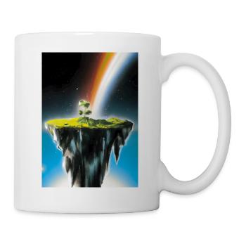 Flying Island Outer Space - Tasse - Weiß - Rechts
