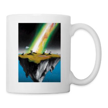 Flying Island Outer Space - Tasse - Weiß - Rechts