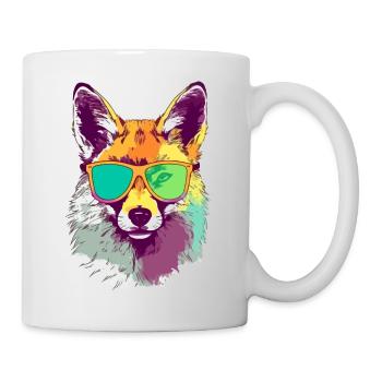 Rhas the coyote - Mug - white - Right
