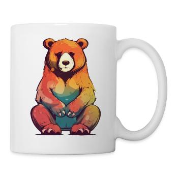 Bado der mürrische Bär - Tasse - Weiß - Rechts
