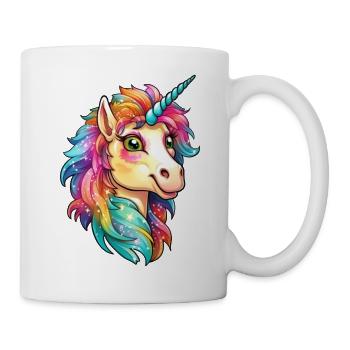 Jolie licorne - Mug blanc - blanc - Droite