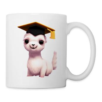 Studium Bachelor Absolvent Alpaka Schulabschluss - Tasse - Weiß - Rechts