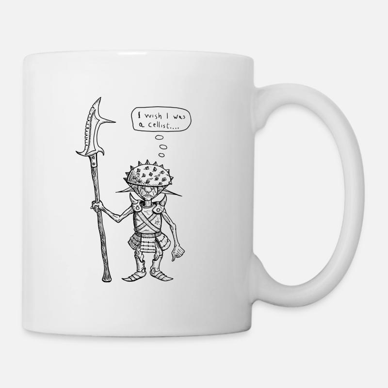 Depressed Goblin Guard - Mug - white
