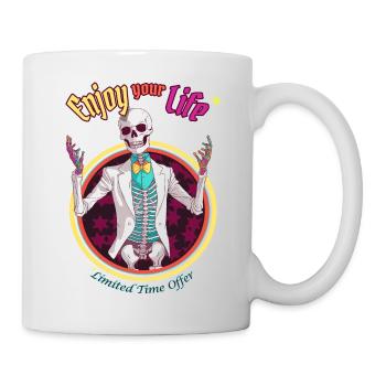 Enjoy your Life - Tasse - Weiß - Rechts
