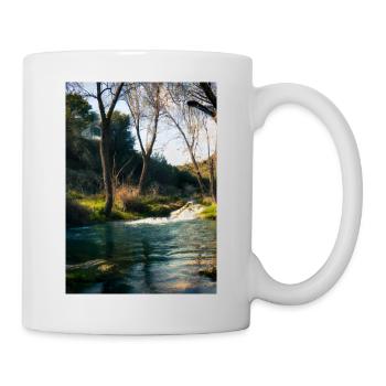 Forest River Wasserfall - Tasse - Weiß - Rechts
