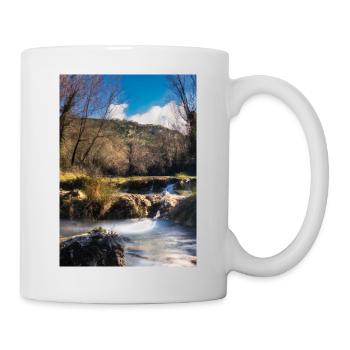 Forest River Wasserfall - Tasse - Weiß - Rechts