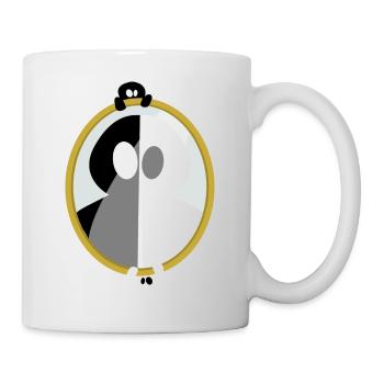 Mirror ink stains - Mug - white - Right