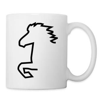 Cheval islandais - Mug blanc - blanc - Droite