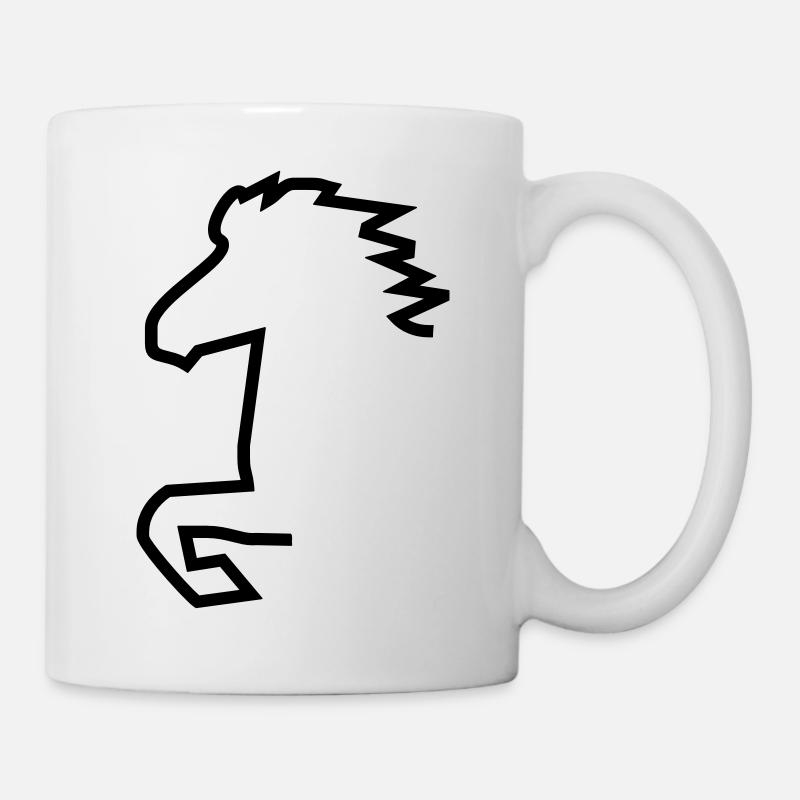 Islandpferd - Tasse - Weiß