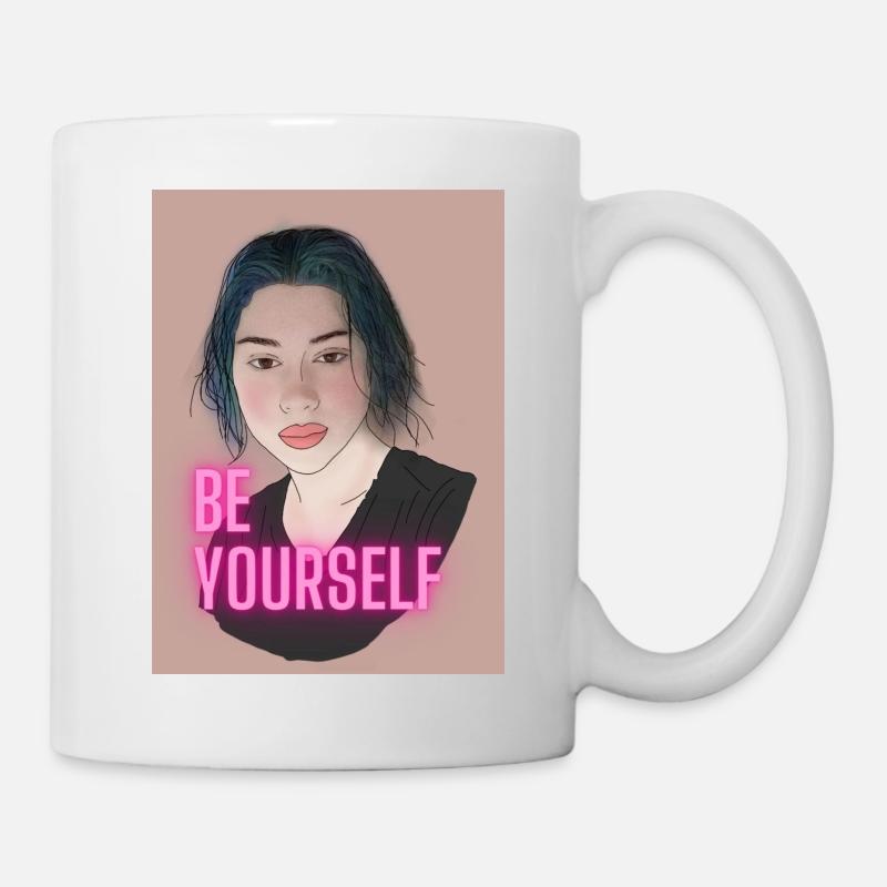 Be Yourself - Tasse - Weiß