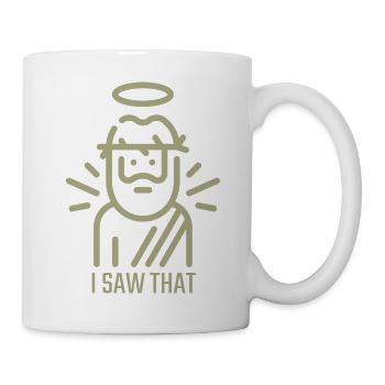 i saw that - Jesus - Mug - white - Right