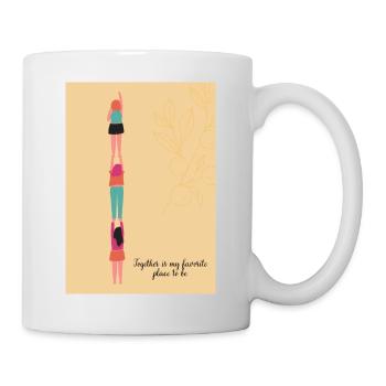 Together is my favorite place to be - Mug - white - Right