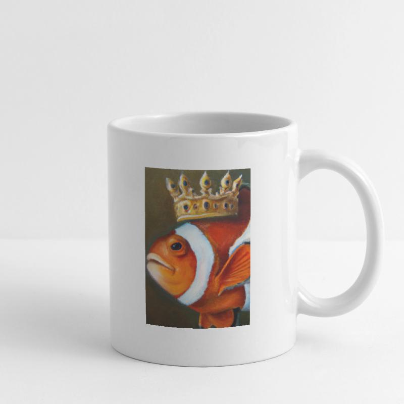 Clownfisch mit einer Krone Tasse