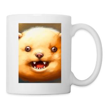 Kartoffel-Hund-Gesicht - Tasse - Weiß - Rechts