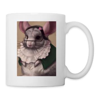 Bibliothekarin Chinchilla - Tasse - Weiß - Rechts