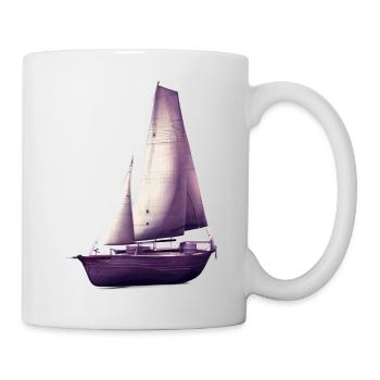 Voilier Voilier Voilier Voilier Marin - Mug blanc - blanc - Droite