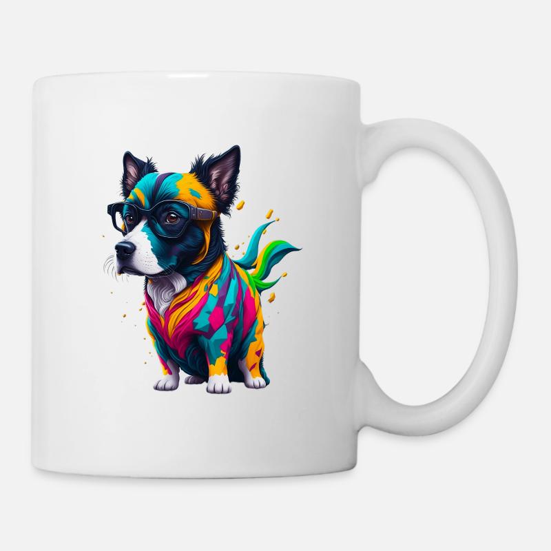 Chien 3 - Mug blanc - blanc