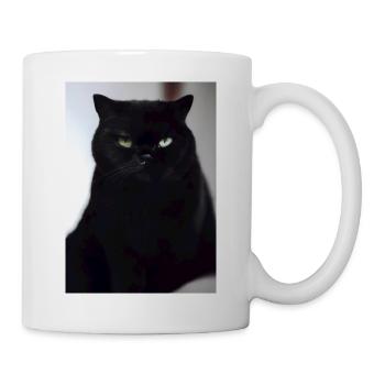 Britisch Kurzhaar Grüne Augen - Tasse - Weiß - Rechts
