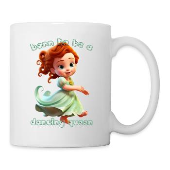 Née pour être une reine dansante - Mug blanc - blanc - Droite
