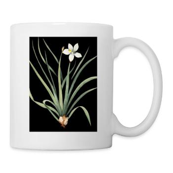 Frontlicht Blume - Tasse - Weiß - Rechts
