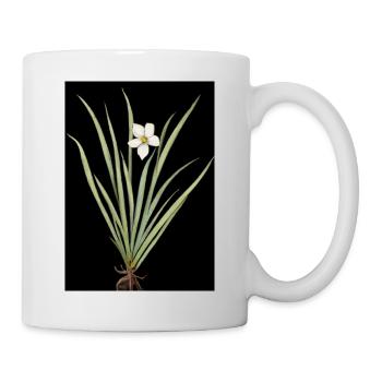 Frontlicht Blume - Tasse - Weiß - Rechts